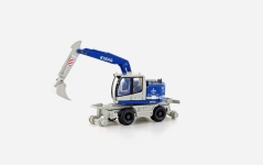 MiNis LC4259 - N - Liebherr Bagger KIBAG (CH) A922 Rail 2-Wege mit Tieflöffel